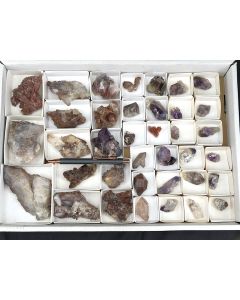 Quarz xx; Orange River, Northern Cape, Süd Afrika; 1 Steige; Unikat