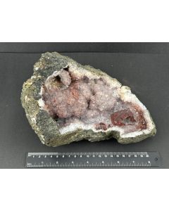 Quarz-Druse; Sidi Rahal, Marokko; GS; Einzelstück