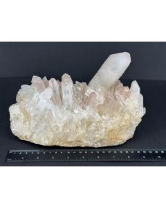 Bergkristall auf Matrix; Madagaskar; Einzelstück