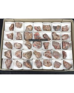 Corderoit, Cinnabarit, Zinnober; Terlingua, TX, USA; 1 Steige; Unikat