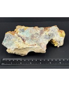 Lanarkite, Hydrocerussite; C+B Mine, AZ, USA; Scab; unique piece
