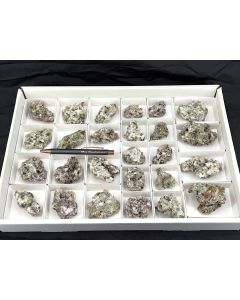 Moonstone xls (oligoclase) on matrix; St. Eulalia, Chihuahua, Mexico; 1 flat; unique