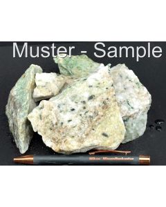 Jade; spotted, white, green; Java, Indonesia; 1 kg