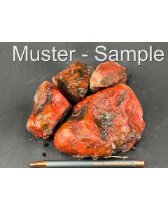 Jasper; red; Java, Indonesia; 1 kg