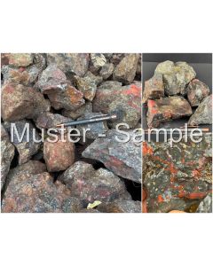 Jasper; Blood Jasper (Bergerite), red; Java, Indonesia; 10 kg