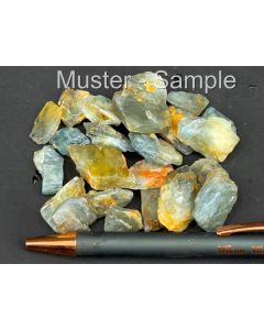 Barit; blau; Hartsel, CO, USA; 100 g