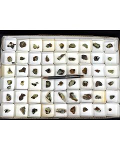 Beraunit, Laubmanit, Kidwellit, Rockbridgeit xx; York Mine, Arkansas, USA; 1 Steige; Unikat 