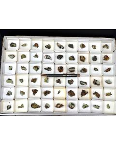 Beraunit, Laubmanit, Kidwellit, Rockbridgeit xx; York Mine, Arkansas, USA; 1 Steige; Unikat 