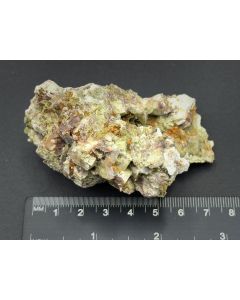 Moonstone xls (Oligoclase) on matrix; St. Eulalia, Chihuahua, Mexico; Scab; unique piece
