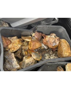 gemischte Schleifware, verschiedene Jaspis Sorten; Indonesien; ca. 50 kg – Einheit 4