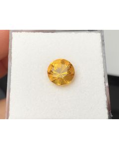 Citrin facettiert; 7 mm; Sambia; 1 Stück