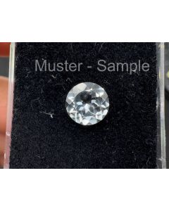 Topas facettiert; rund; ca. 7 mm; Namibia; 1 Stück