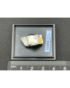 Hatchite, Binnite xls; Lengenbach Mine, Binntal, Valais, Switzerland; miniature specimen; unique piece
