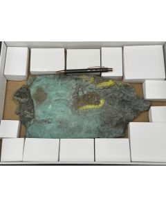 Natriumzippeit, Orthoserpierit xx; UV-aktiv; Pandora Mine, Utah, USA; 1 Steige; Unikat