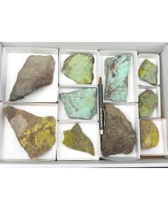 Phurcalit, Metahewettit xx (UV!); Utah, USA; 1 Steige; Unikat