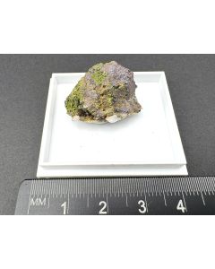 Duftit pseudom. n. ?, Beudantit xx; Tsumeb Mine, Otaviberge, Namibia; Ilse Baer Sammlung; MM; Einzelstück