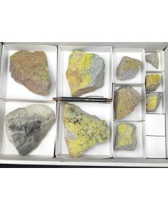 Phurcalit xx; UV-aktiv; Posey Mine, UT, USA; 1 Steige; Unikat