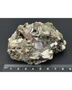 Apatit, Muskowit xx; Huanzatal, Pakistan; Gerd Tremmel Sammlung; NS; Einzelstück