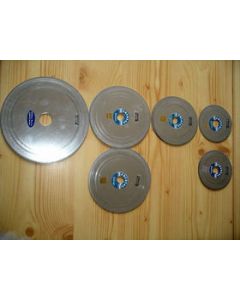 Diamond saw blade, cutting disc; galvanic, made in India, 5 inch (125 mm), 1/100 inch (0.3 mm); 1 piece
