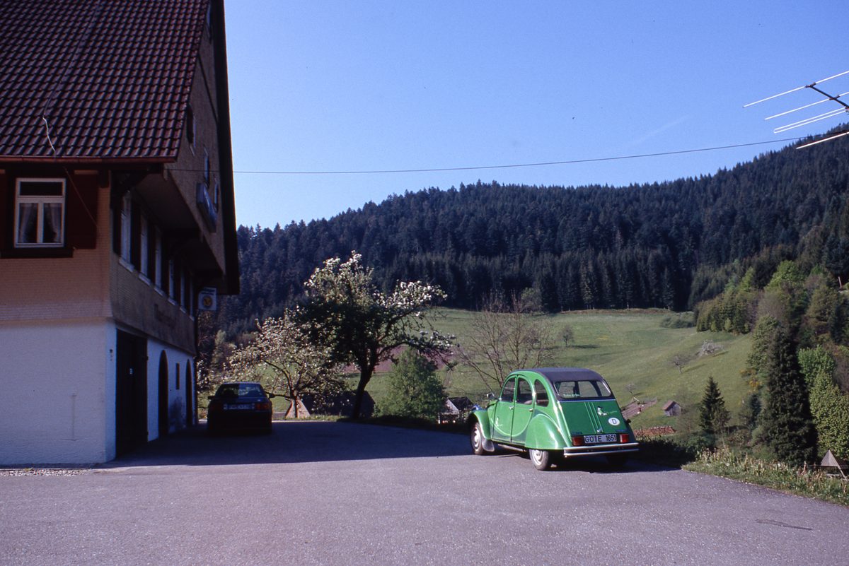 Deutschland: Tour in den Schwarzwald zur Schmiedestollenhalde 1987