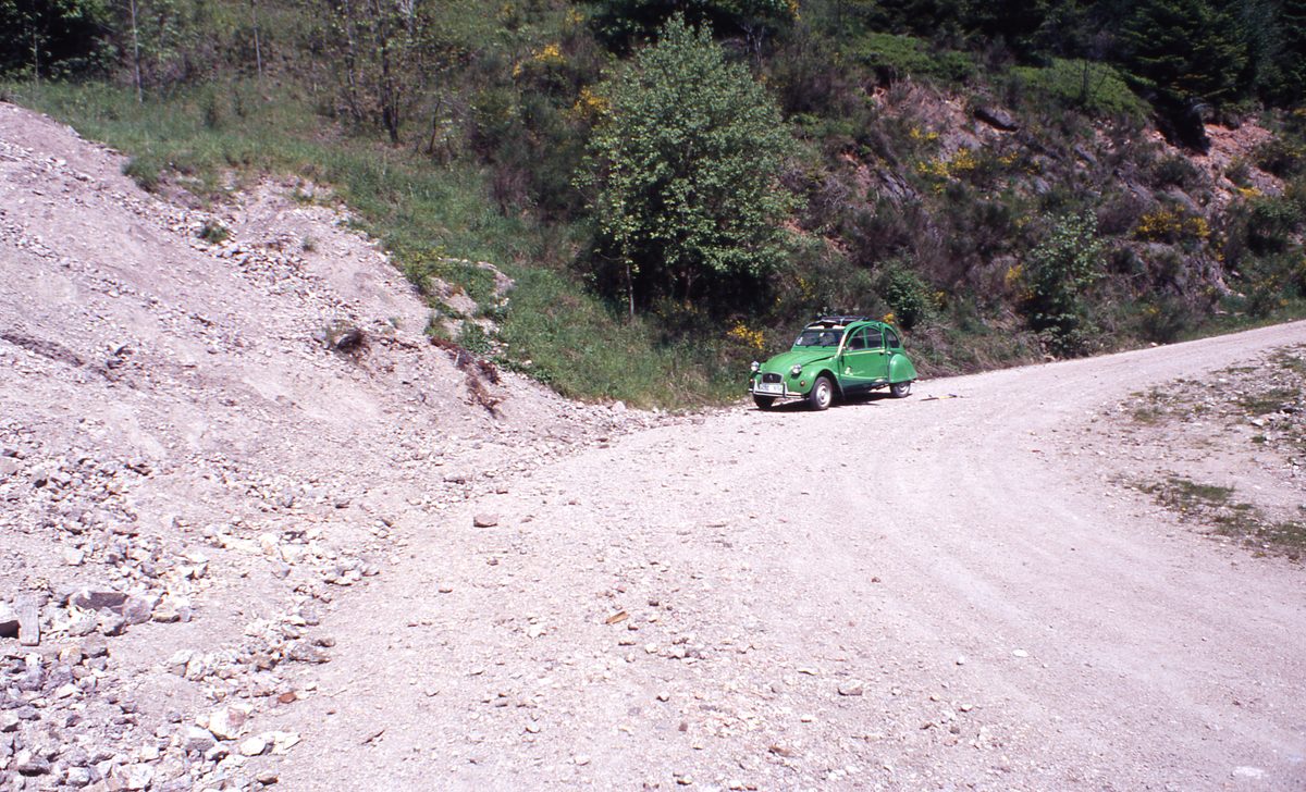 Deutschland: Tour in den Schwarzwald zur Schmiedestollenhalde 1987