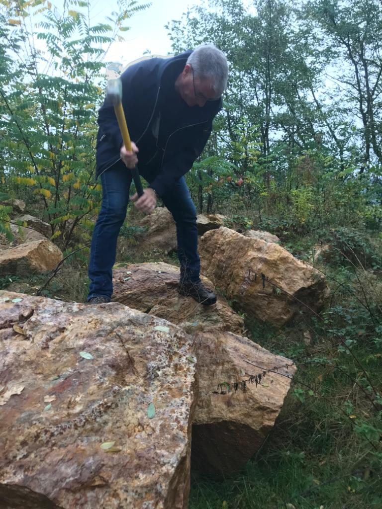 Deutschland: Borstein, Reichenbach, Odenwald, Hessen: Fundstelle für Reichenbachit.