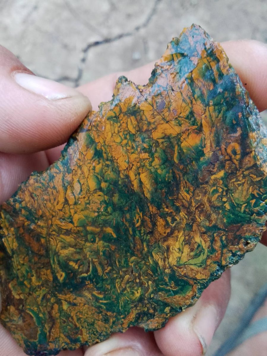 Indonesien: Bunter Jaspis aus Java