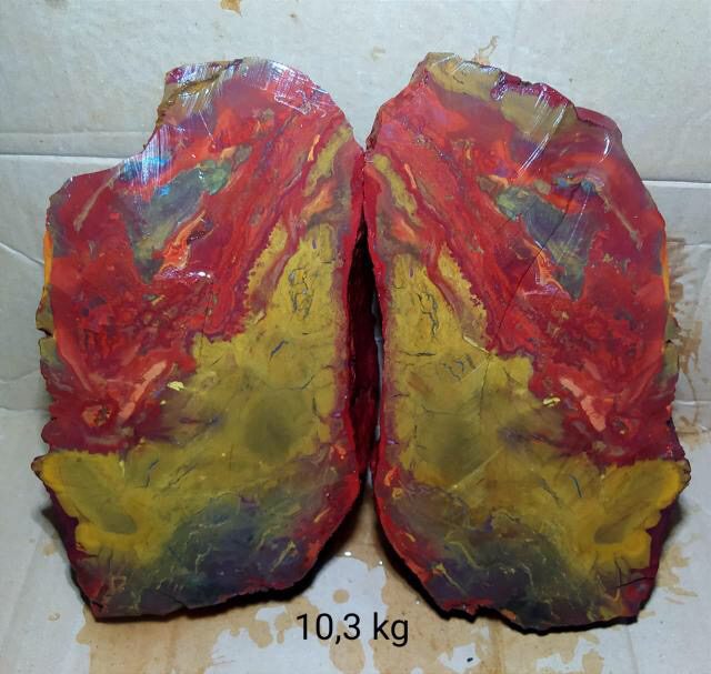 Indonesien: Bunter Jaspis aus Java