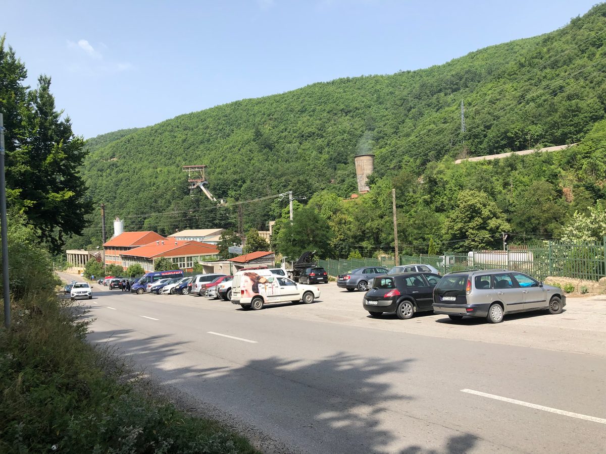 Kosovo: Die berühmte Grube von Trepca. Hier konnten wir auch ausgiebig Untertage sammeln sowie von Bergleute