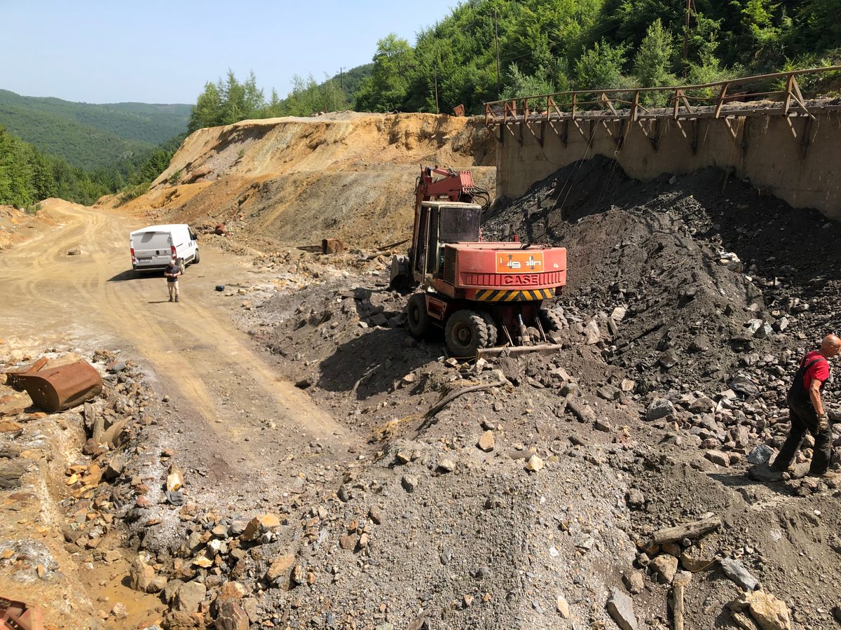 Kosovo: Die Grube Arfak in der Nähe von Trepca.