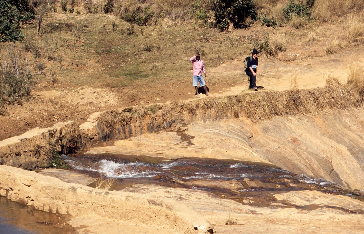 Madagaskar: Auf dem Weg zu den Quarz Minen außerhalb von Maize mit Herrn Justin.