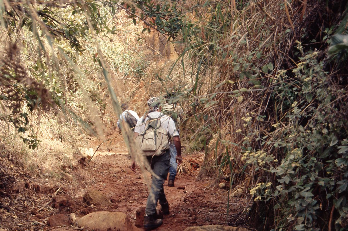 Madagaskar: Auf dem Weg zu den Quarz Minen außerhalb von Maize mit Herrn Justin.