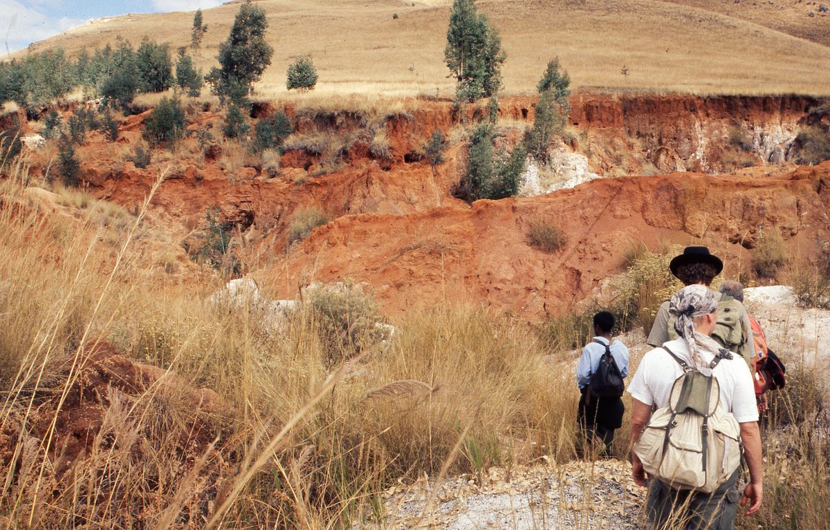 Madagaskar: Auf dem Weg zu den Quarz Minen außerhalb von Maize mit Herrn Justin.