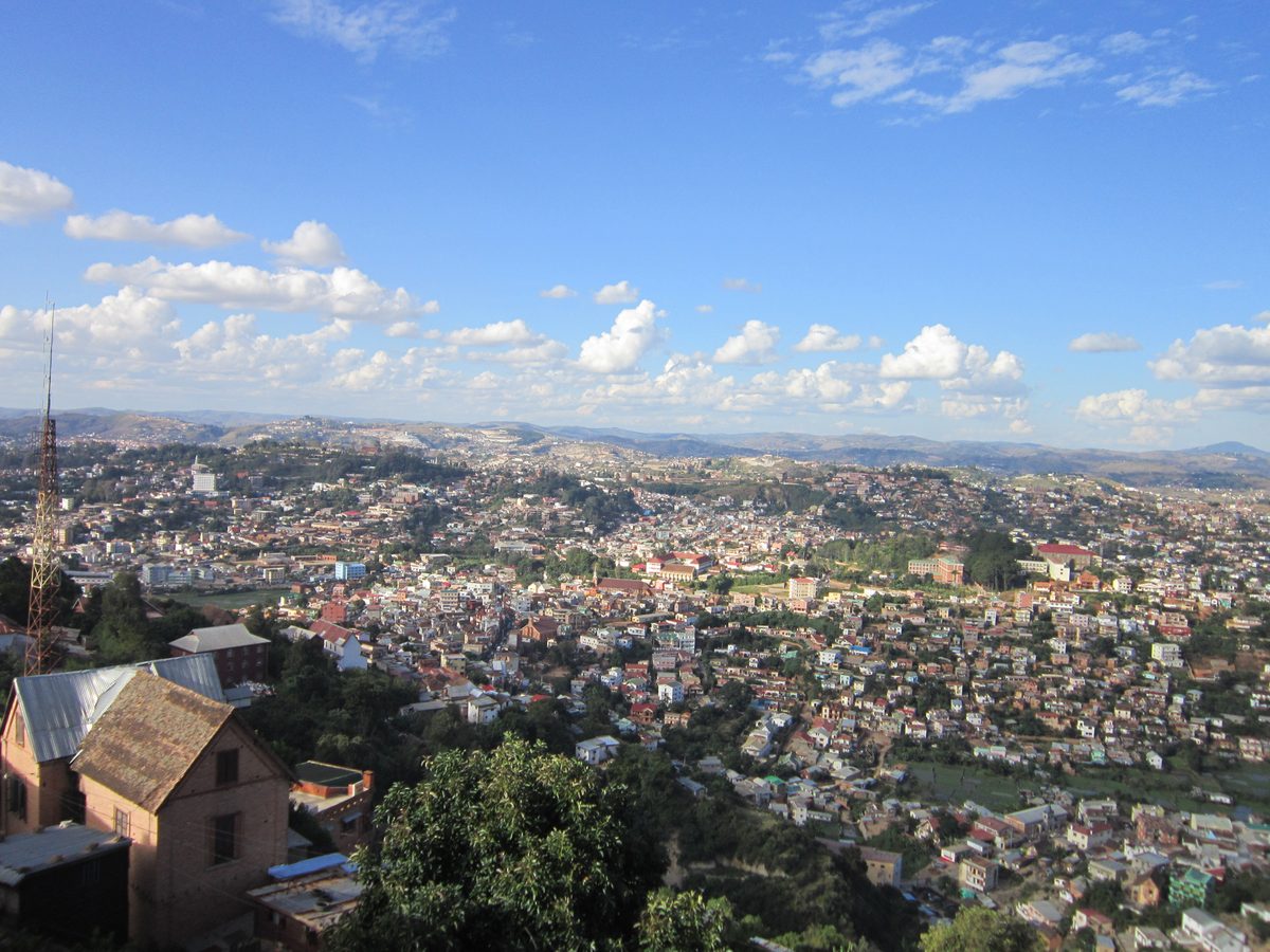 Madagaskar: Antananarivo, die Hauptstadt.