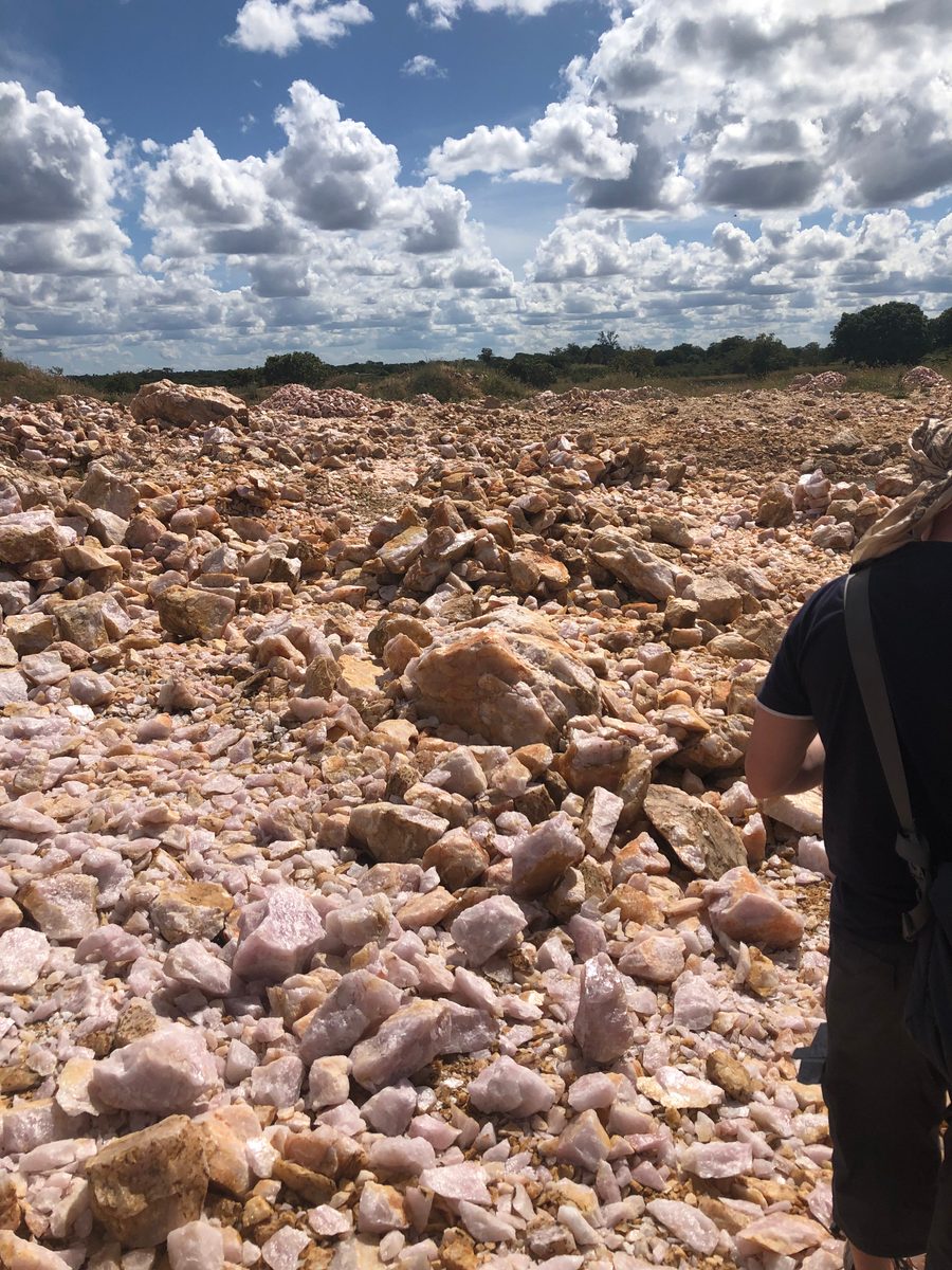 Malawi: Rosenquarz in Mzimba