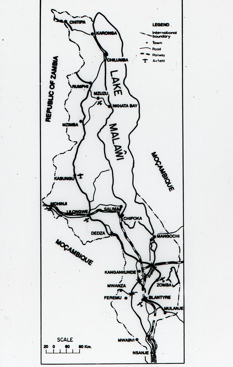 Malawi: Geologische Karten von Malawi