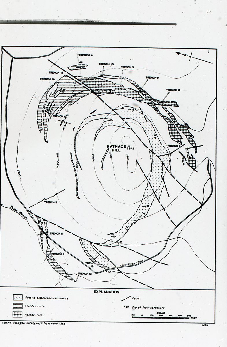 Malawi: Geologische Karten von Malawi