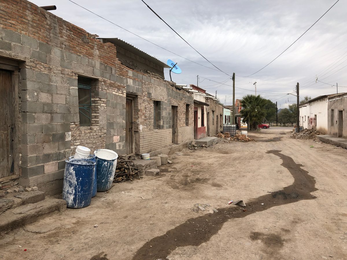 Mexiko: Bergarbeitersiedlung in Mapimi bei der Ojuela Grube.