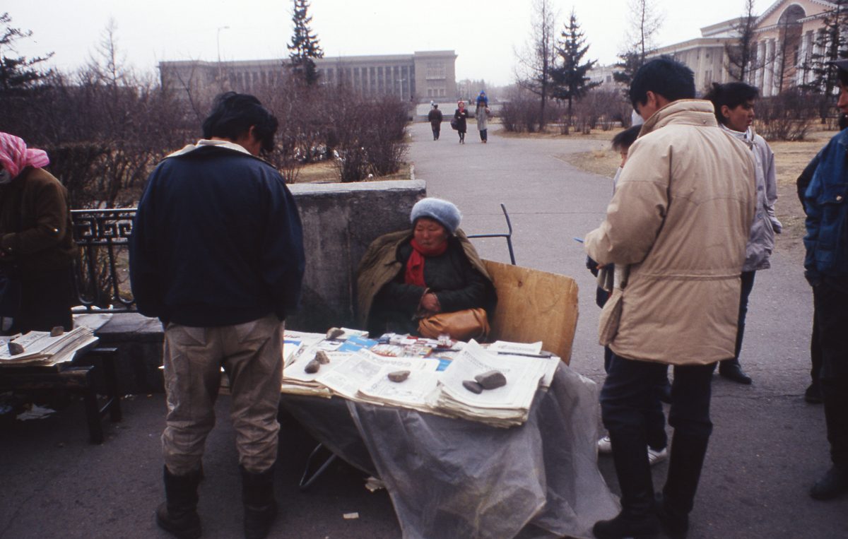Mongolei: Impressionen aus Ulan-Bator. Wir kamen Ende April, es war noch Winter…!