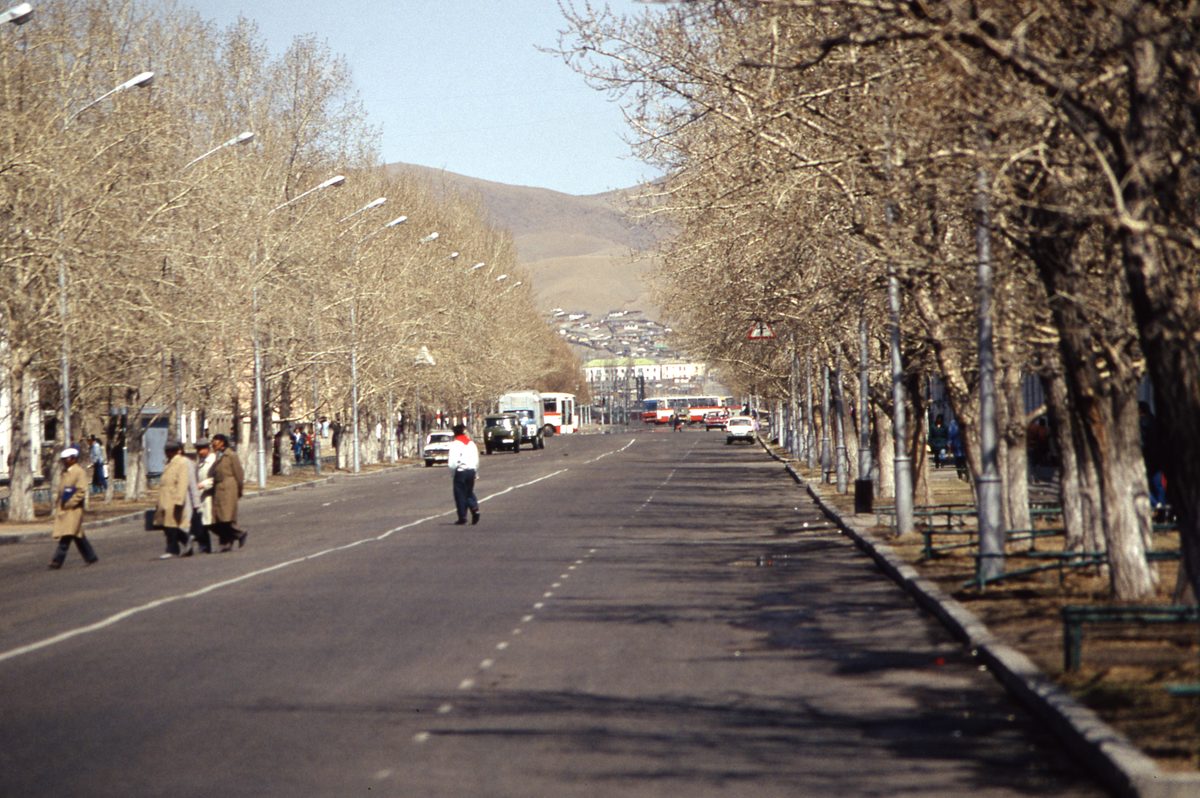Mongolei: Impressionen aus Ulan-Bator. Wir kamen Ende April, es war noch Winter…!