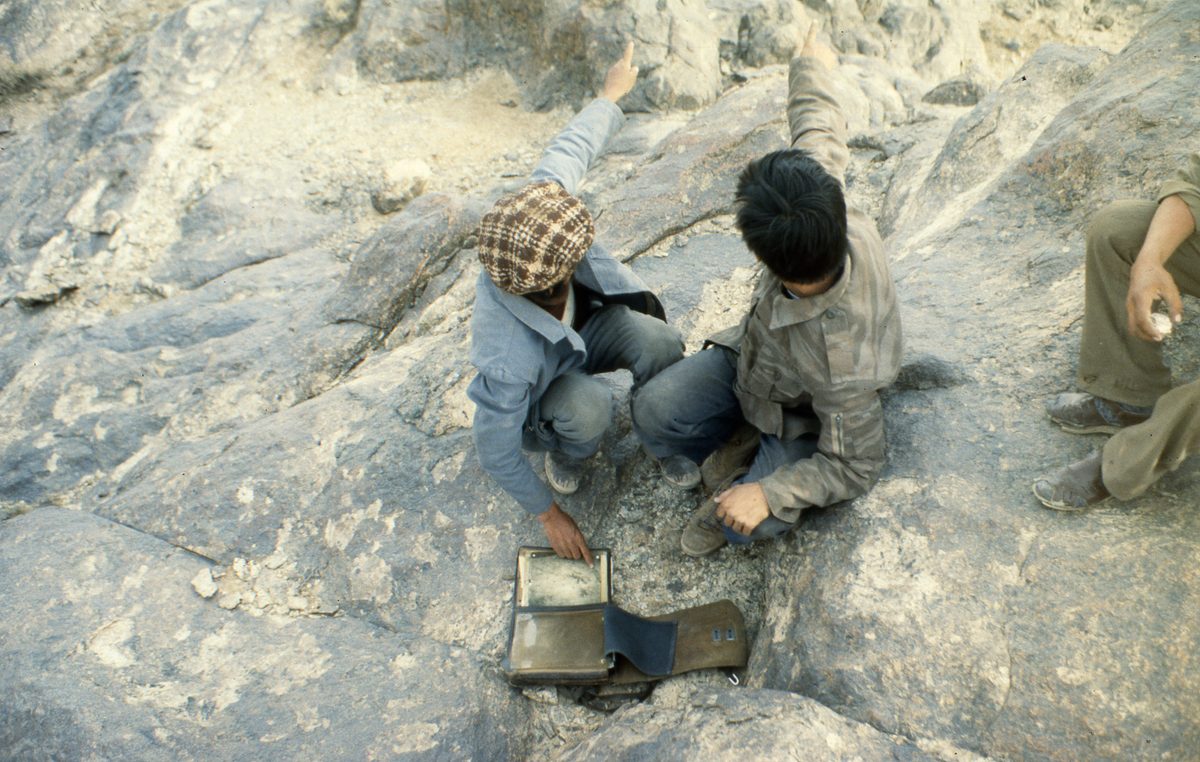 Mongolei: Das nächste Ziel tief in der Gobi ist Han-Bogdo mit seinen gigantischen Elpidit Kristallen und der T