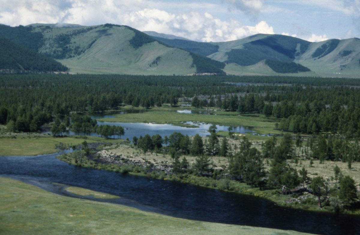 Mongolei: Helikoptertour in den nördlichen Hinti-Aimak. Hier wollten uns die Mongolen ein Diamantvorkommen zei
