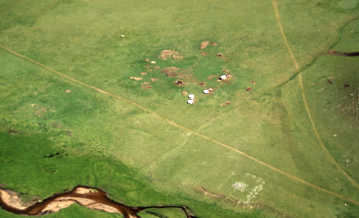 Mongolei: Helikoptertour in den nördlichen Hinti-Aimak. Hier wollten uns die Mongolen ein Diamantvorkommen zei
