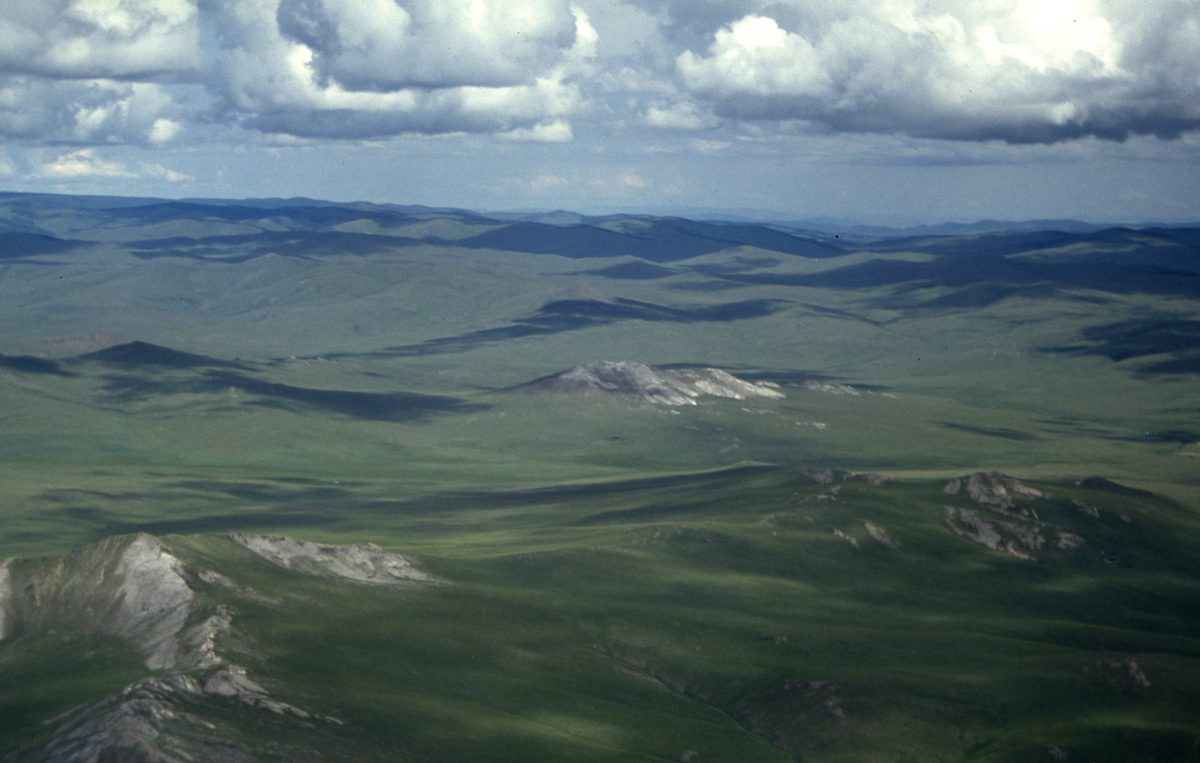 Mongolei: Helikoptertour in den nördlichen Hinti-Aimak. Hier wollten uns die Mongolen ein Diamantvorkommen zei