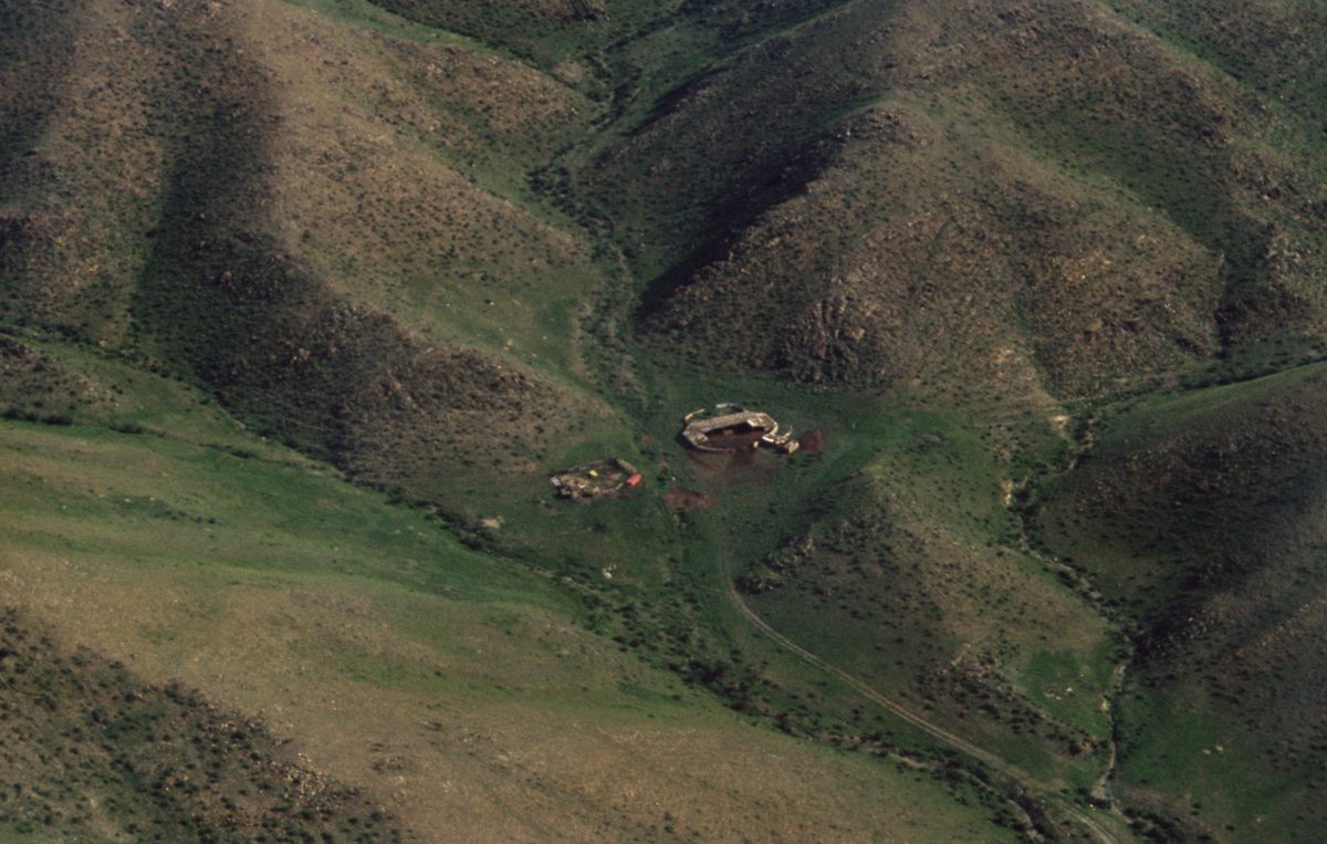Mongolei: Helikoptertour in den nördlichen Hinti-Aimak. Hier wollten uns die Mongolen ein Diamantvorkommen zei